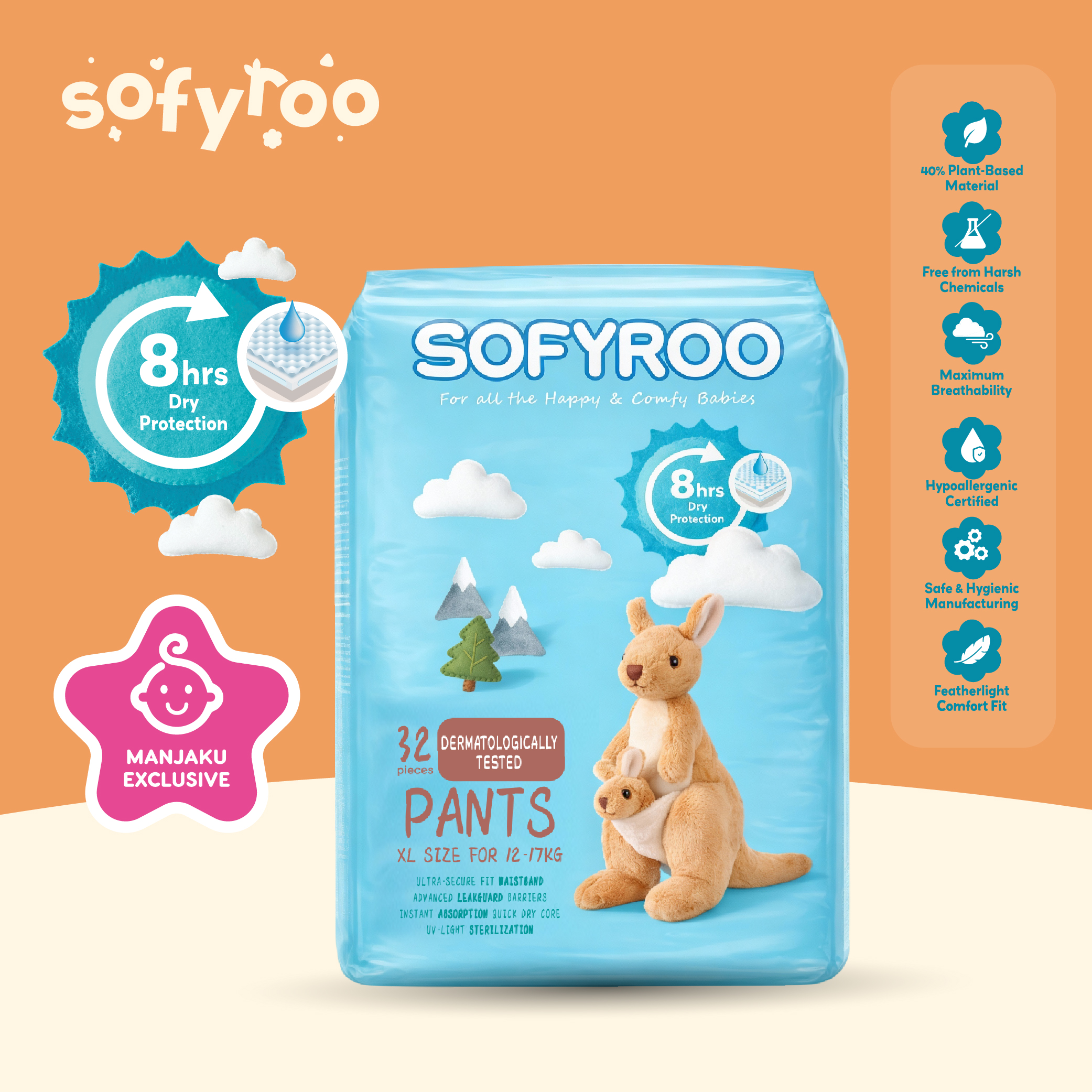 SOFYROO PANTS XL32
