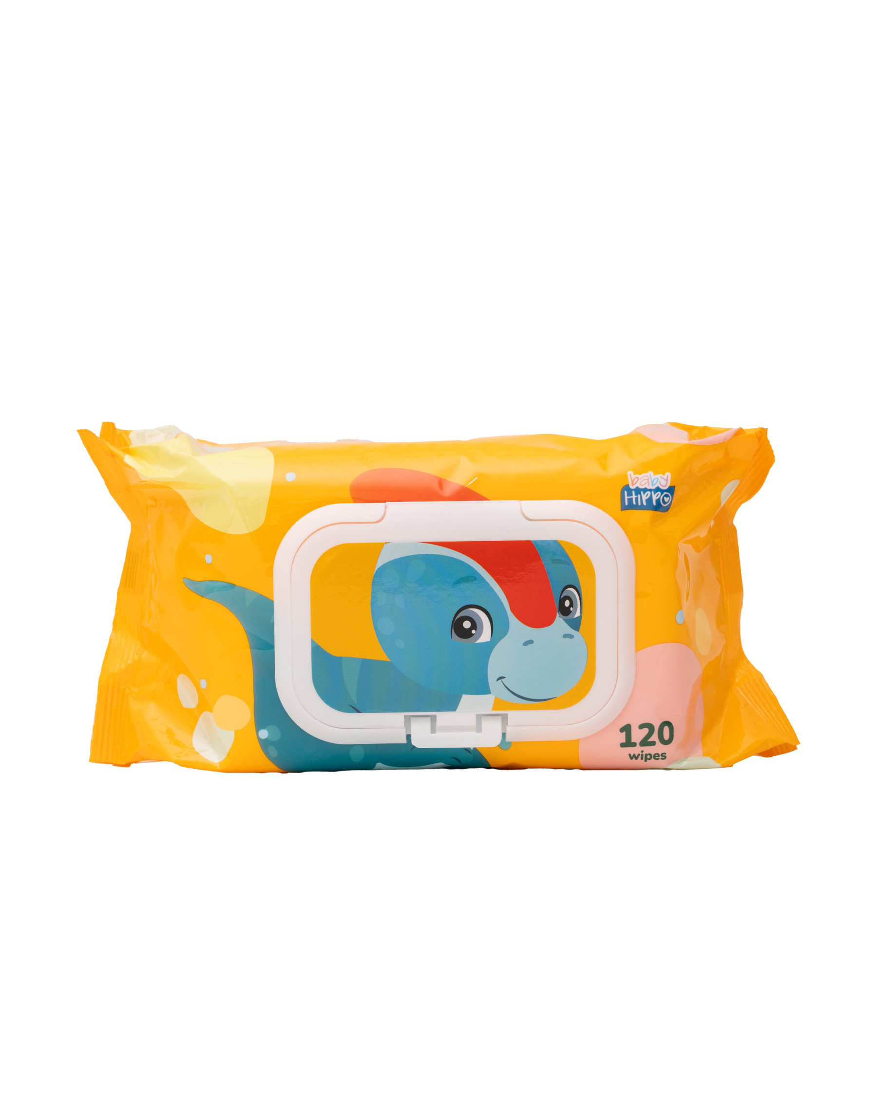B.HIPPO WIPES 2X120S PARASAUROLOPHUS ( ORANGE )