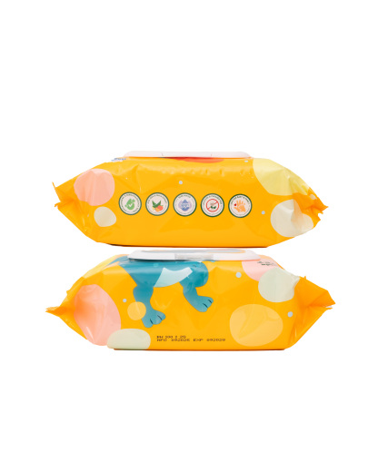 B.HIPPO WIPES 2X120S PARASAUROLOPHUS ( ORANGE )