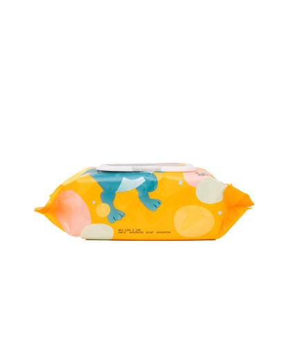 B.HIPPO WIPES 2X120S PARASAUROLOPHUS ( ORANGE )