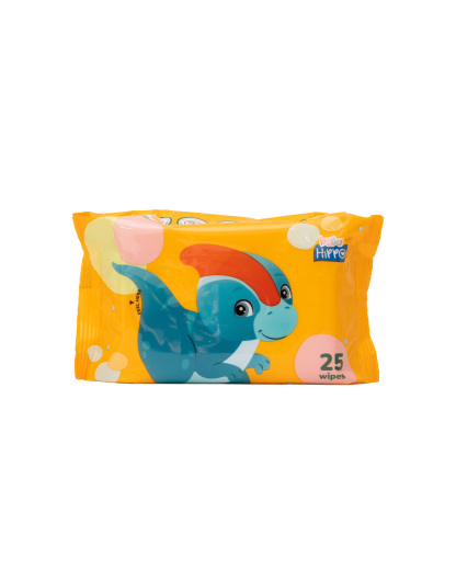 B.HIPPO WIPES 2X25S PARASAUROLOPHUS ( ORANGE )