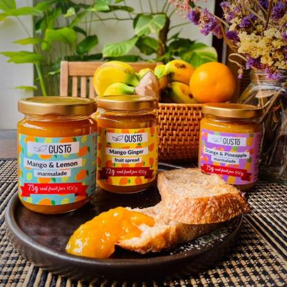 GUSTO Mango and Lemon Marmalade Spread Jem 120G