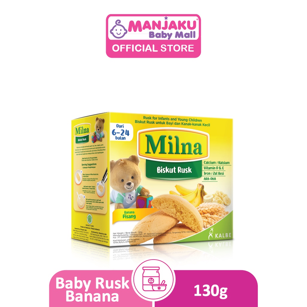 MILNA BABY RUSK-ORANGE 130G