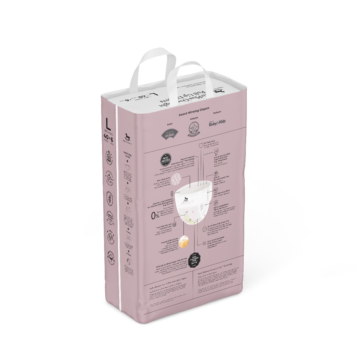 Applecrumby AirPlus Overnight Pants Diapers L40