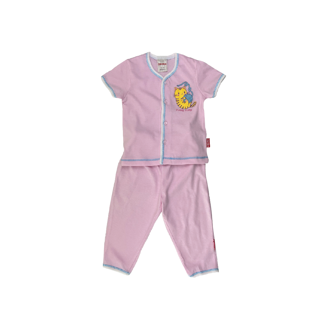 BEBE SS TEE W L/PANTS(CBN2130202-PNK-0M)