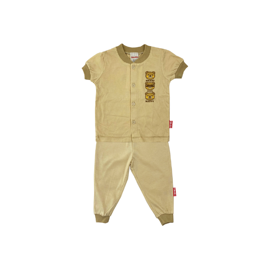 BEBE BABY SUITS(CBN2132402-BRN-3M)