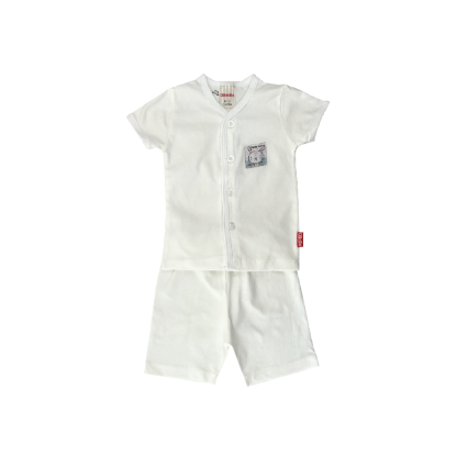 BEBE SS TEE W B/PANTS(CBN2233302-WHT-0M)