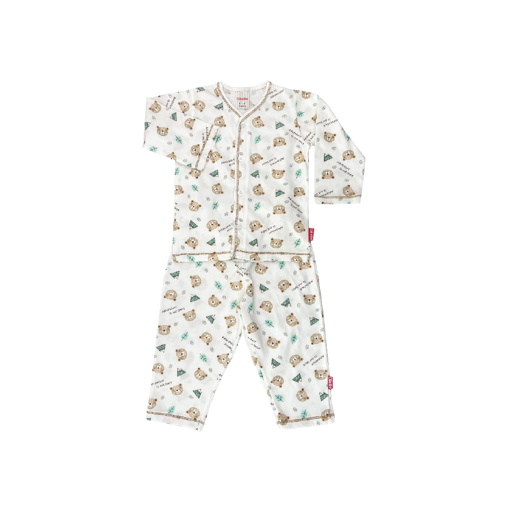 BEBE LS TEE W L/PANTS(CBN2233503-WHT-0M)