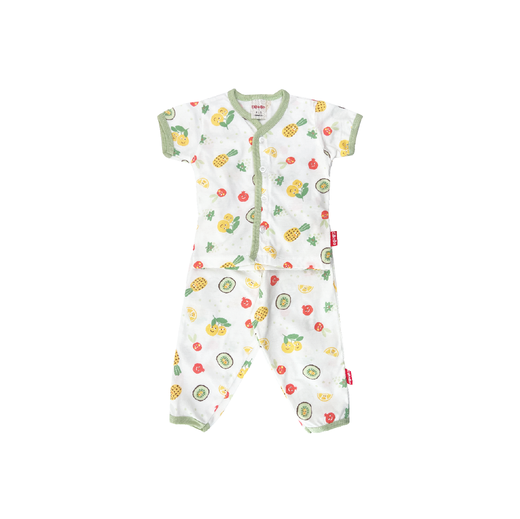 BEBE SS TEE W L/PANTS(CBN2234002-WHT-0M)