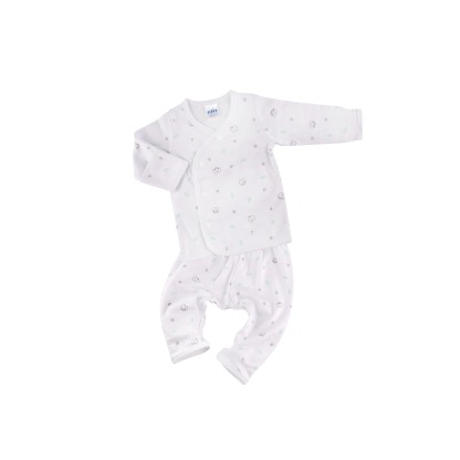 FIFFY UN L/S VEST SUIT (65360-WHT-3M)