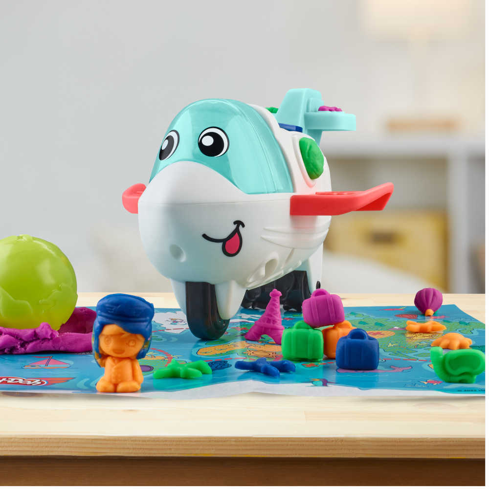 Play-Doh Airplane Explorer Starter Set Toys For Girls & Boys (Model:F8804)