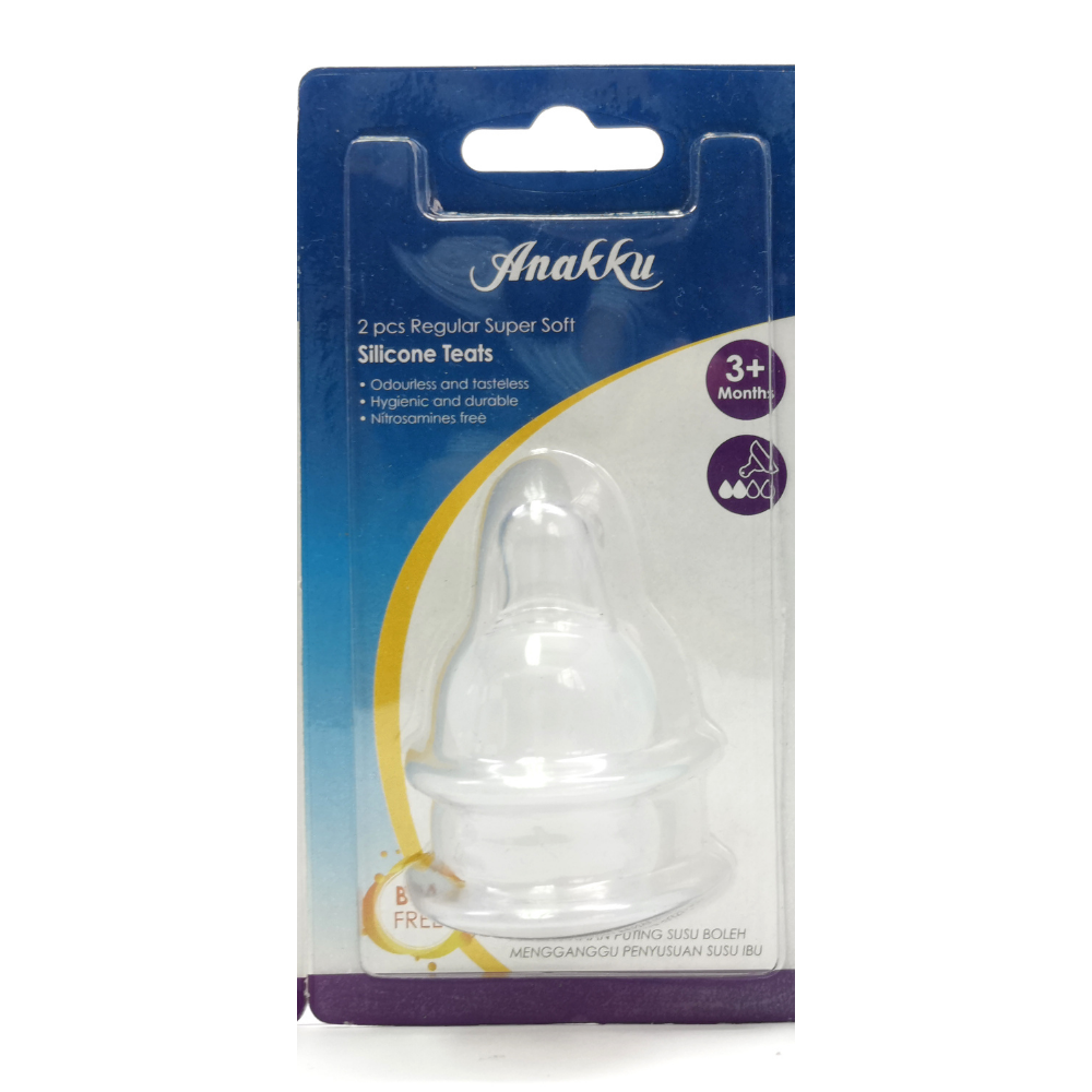 Anakku Supersoft Regular Teat - M/L/XL (Model: 163-151 to 153)