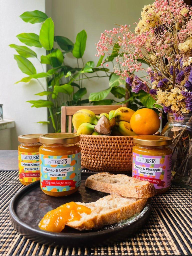 GUSTO Banana Cinnamon Spread Jem 120G Snack