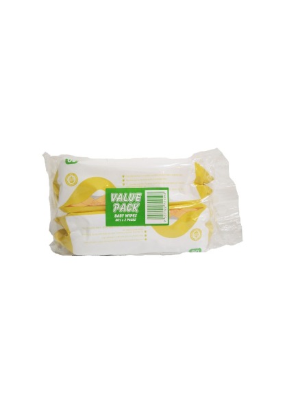 Baby Hippo Baby Wipes Milk - 2x80s