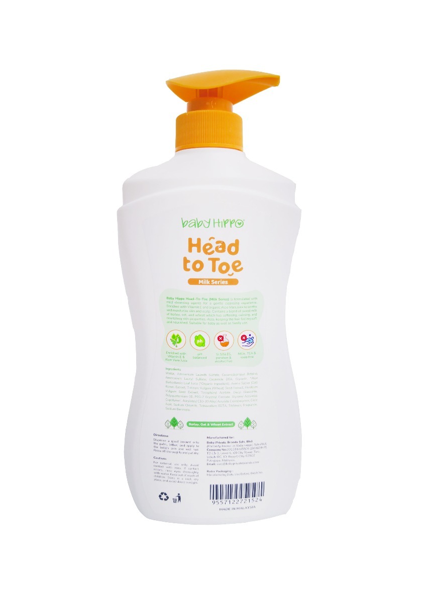 Baby Hippo Head To Toe - 750ml