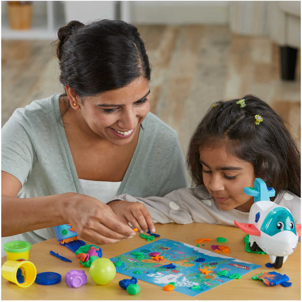 Play-Doh Airplane Explorer Starter Set Toys For Girls & Boys (Model:F8804)