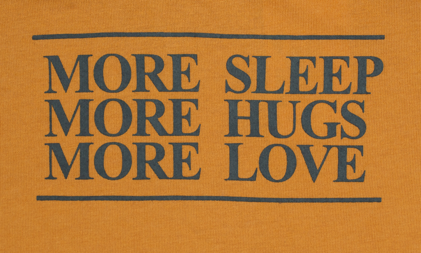 B.HIPPO L/S TOP (HTT0625-10085) - MORE SLEEP, MORE HUGS, MORE LOVE