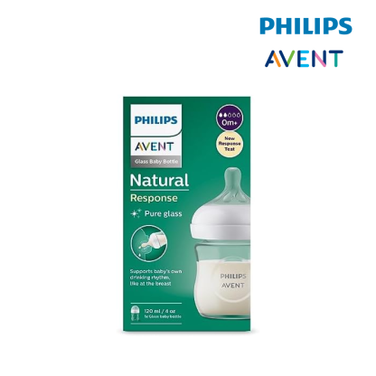 Philips Avent Bottle Natural 3.0 Glass 4oz 1P (20593001)