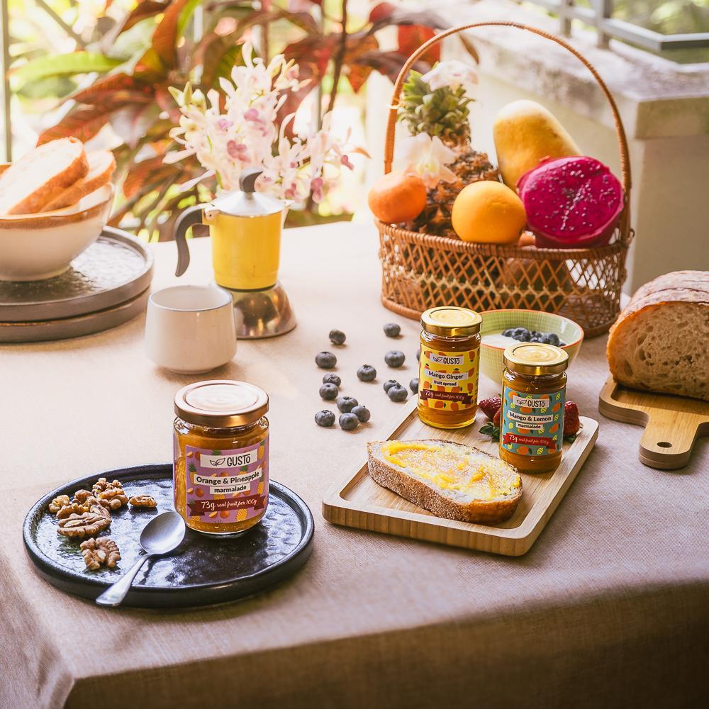 GUSTO Banana Cinnamon Spread Jem 120G Snack