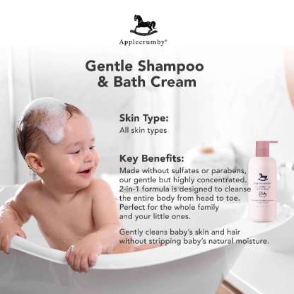 Applecrumby Gentle Shampoo & Bath Wash 250ML