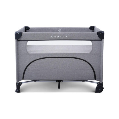 Crolla Ally Playpen Cloud Grey - (COT-01-G)