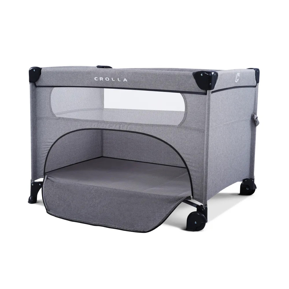 Crolla Ally Playpen Cloud Grey - (COT-01-G)