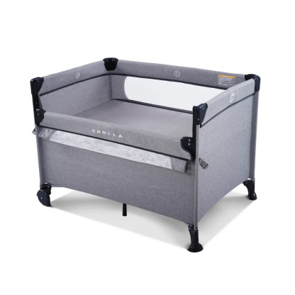 Crolla Ally Playpen Cloud Grey - (COT-01-G)