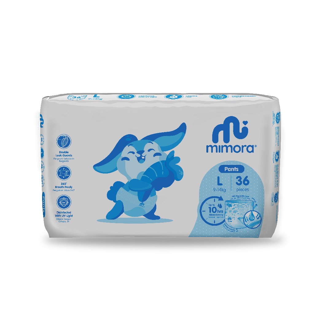 Mimora Chlorine Free Pants ECOM Pack - Size L36 (3+1 Pack)