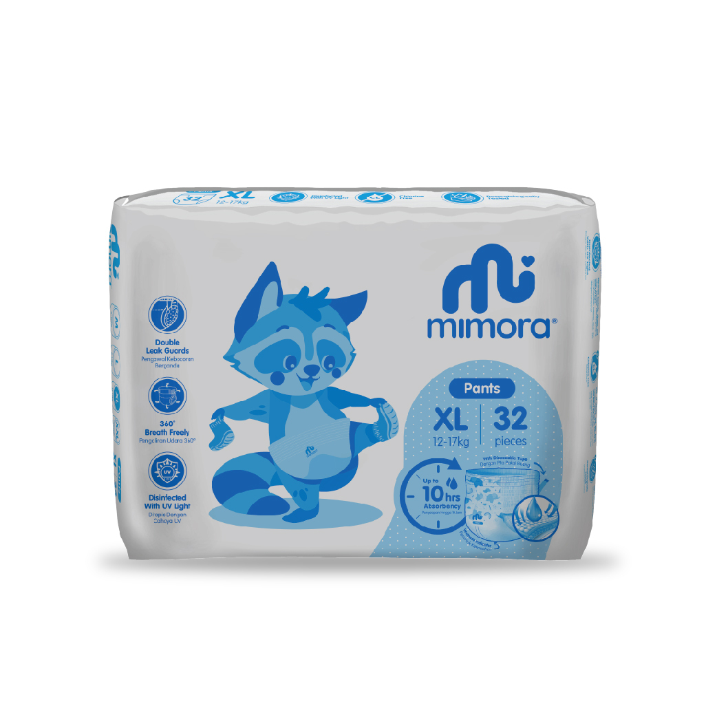 Mimora Chlorine Free Pants ECOM pack - Size XL32 (3+1 Pack)