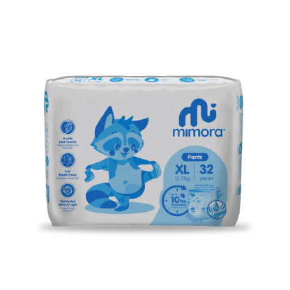 Mimora Chlorine Free Pants ECOM pack - Size XL32 (3+1 Pack)