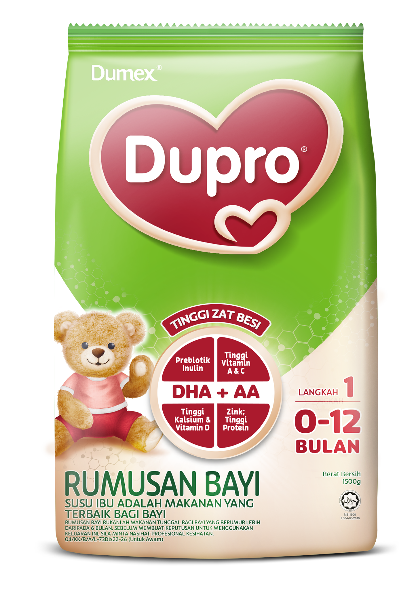 DUPRO 1 INFANT FORMULA 1.5KG