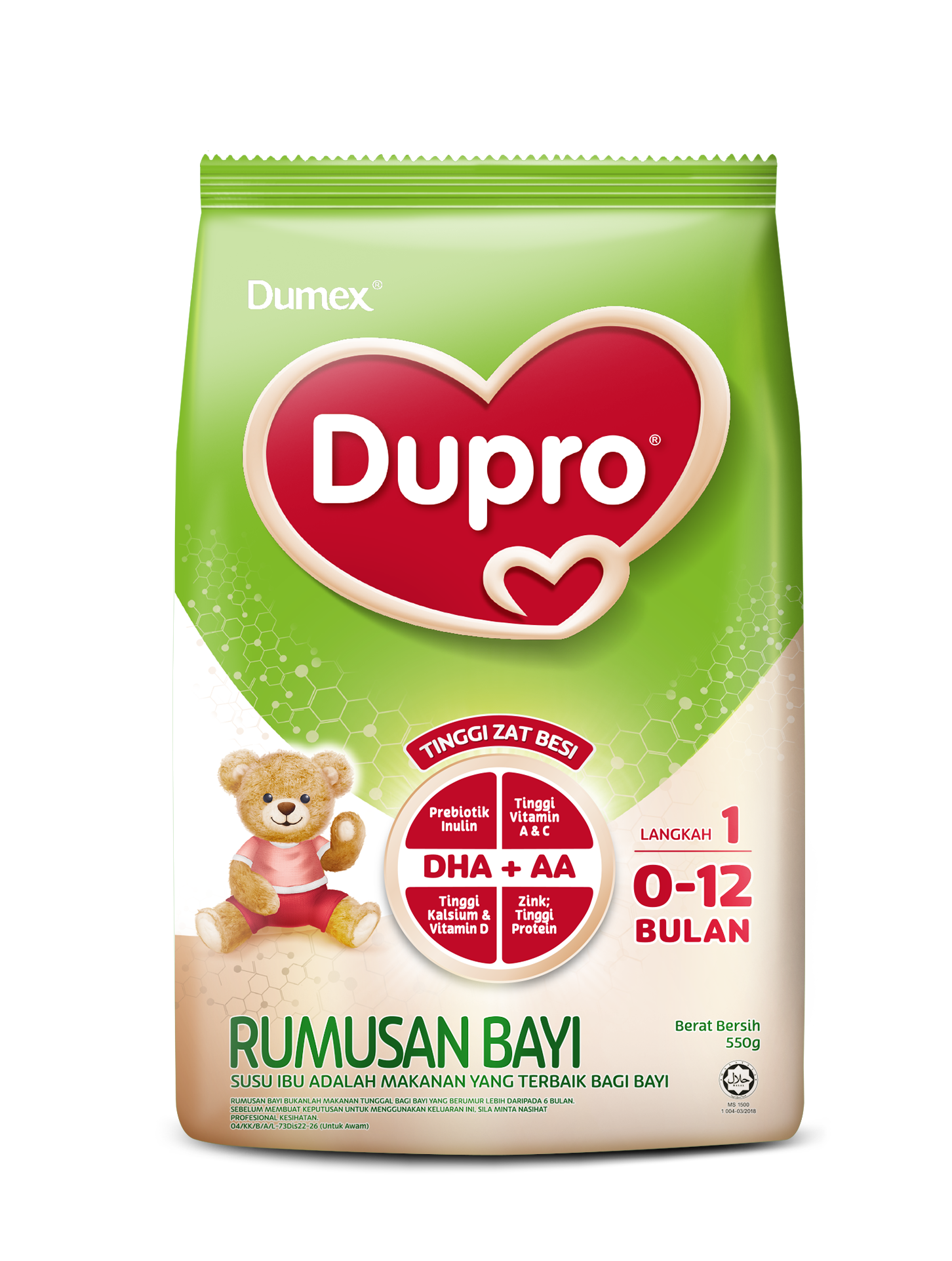 DUPRO 1 INFANT FORMULA 550G