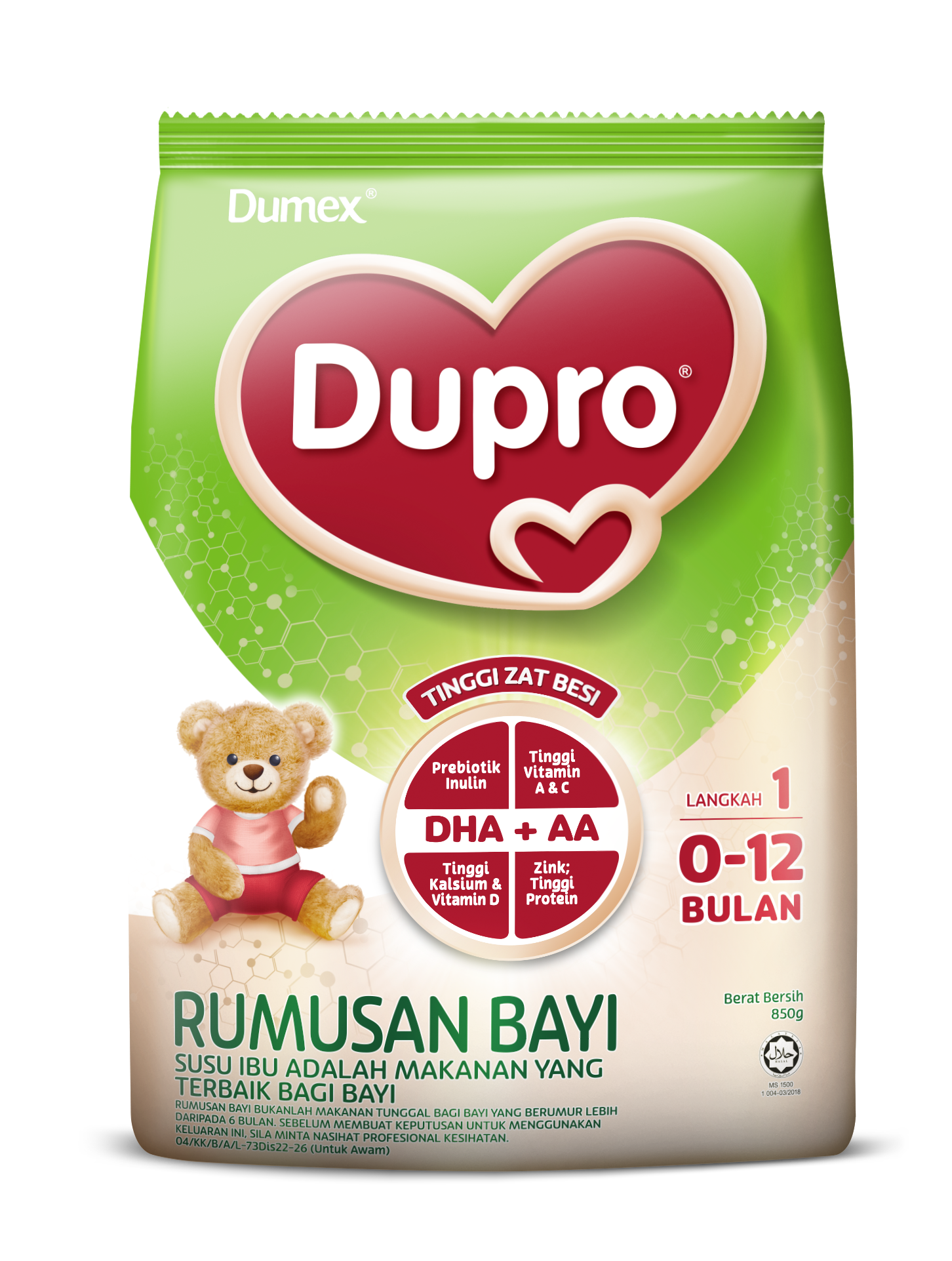 DUPRO 1 INFANT FORMULA 850G