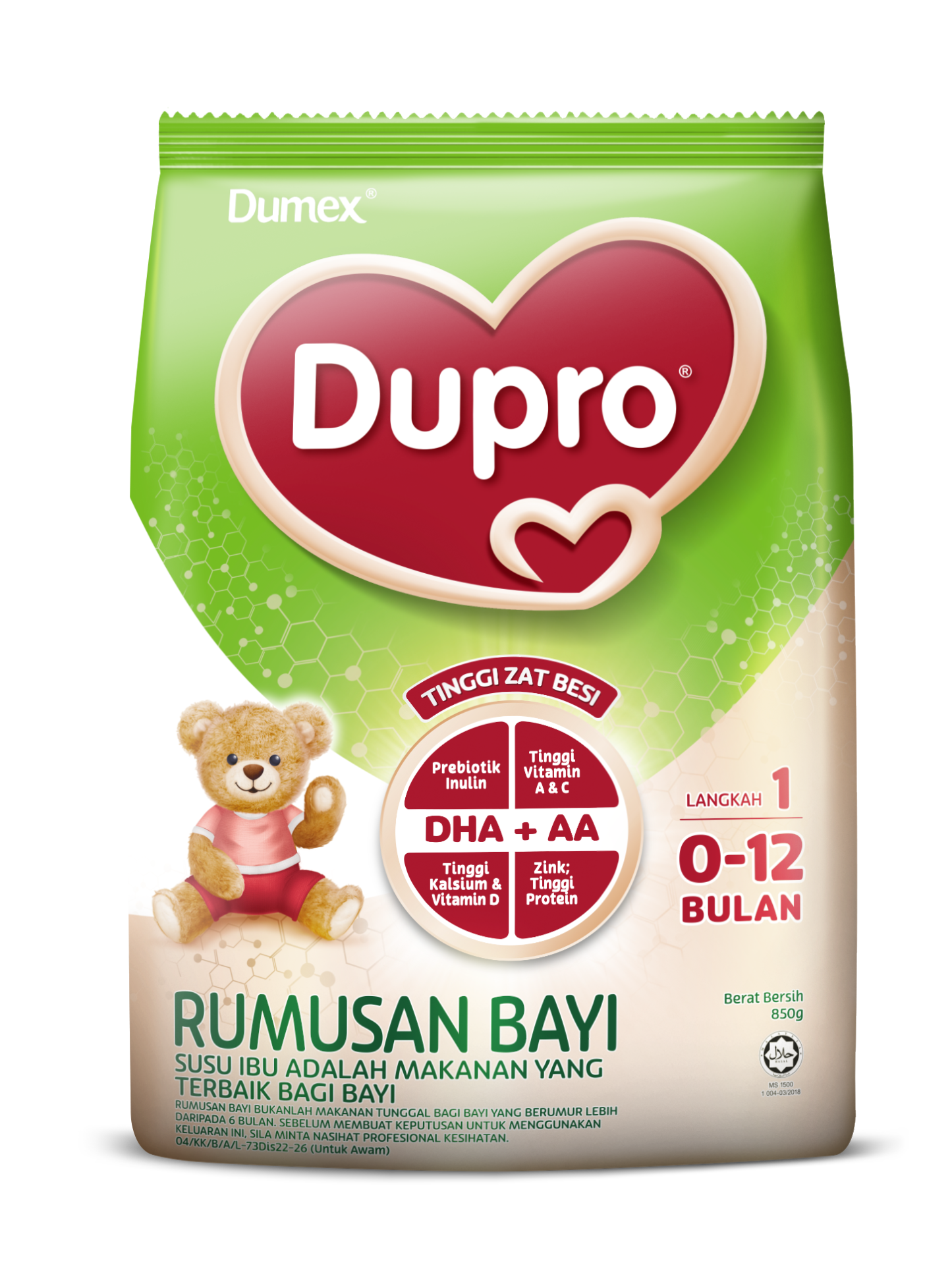 DUPRO 1 INFANT FORMULA 850G