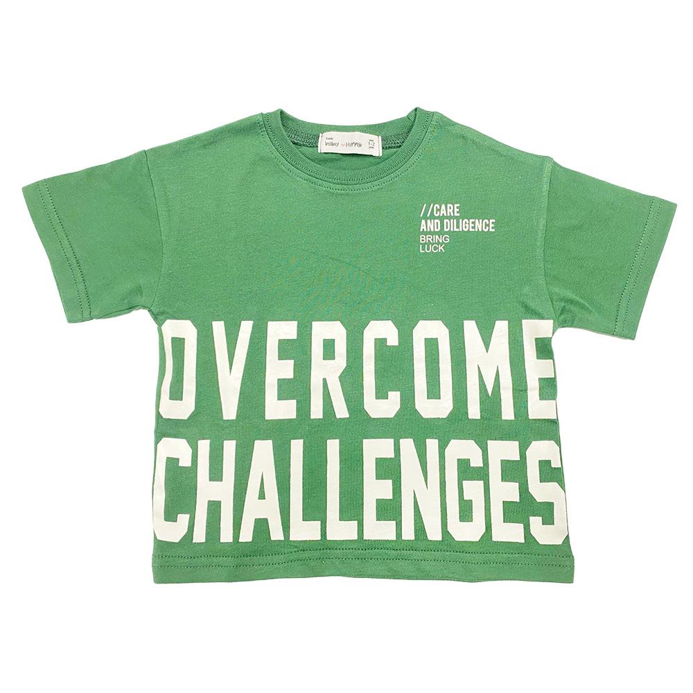 Kemeja-T Baby Hippo Lengan Pendek Tops Kasual (HTT0125-10003 - Overcomes )