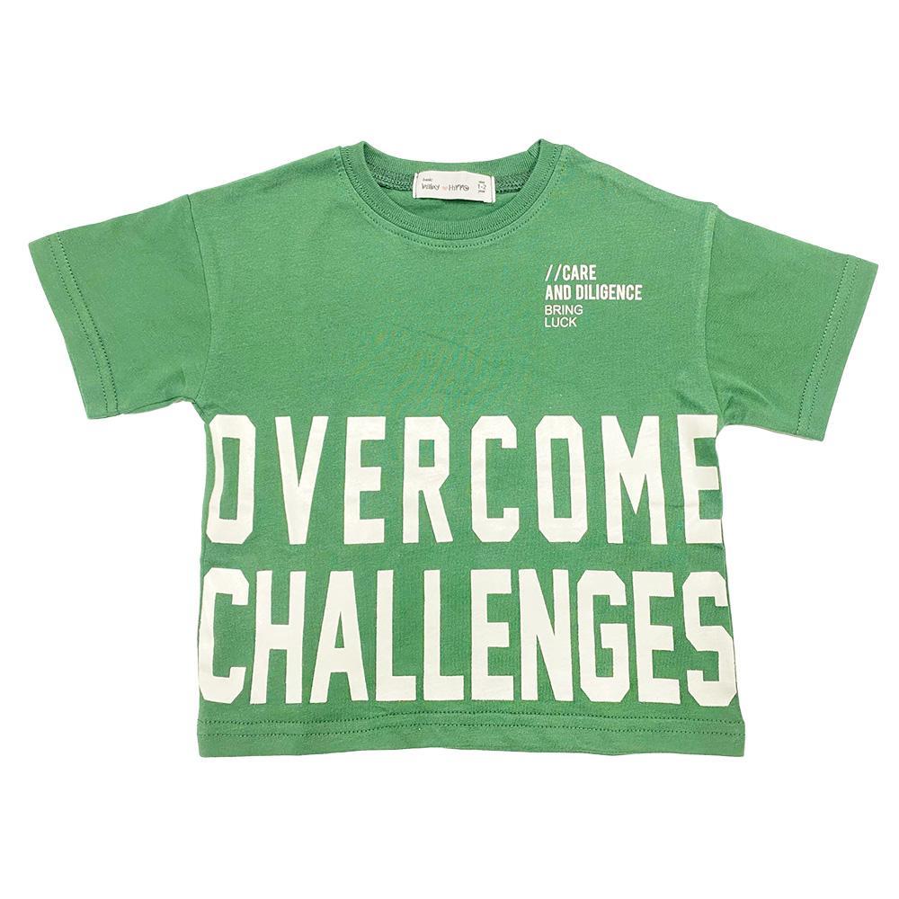 Kemeja-T Baby Hippo Lengan Pendek Tops Kasual (HTT0125-10003 - Overcomes )