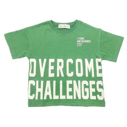 Kemeja-T Baby Hippo Lengan Pendek Tops Kasual (HTT0125-10003 - Overcomes )