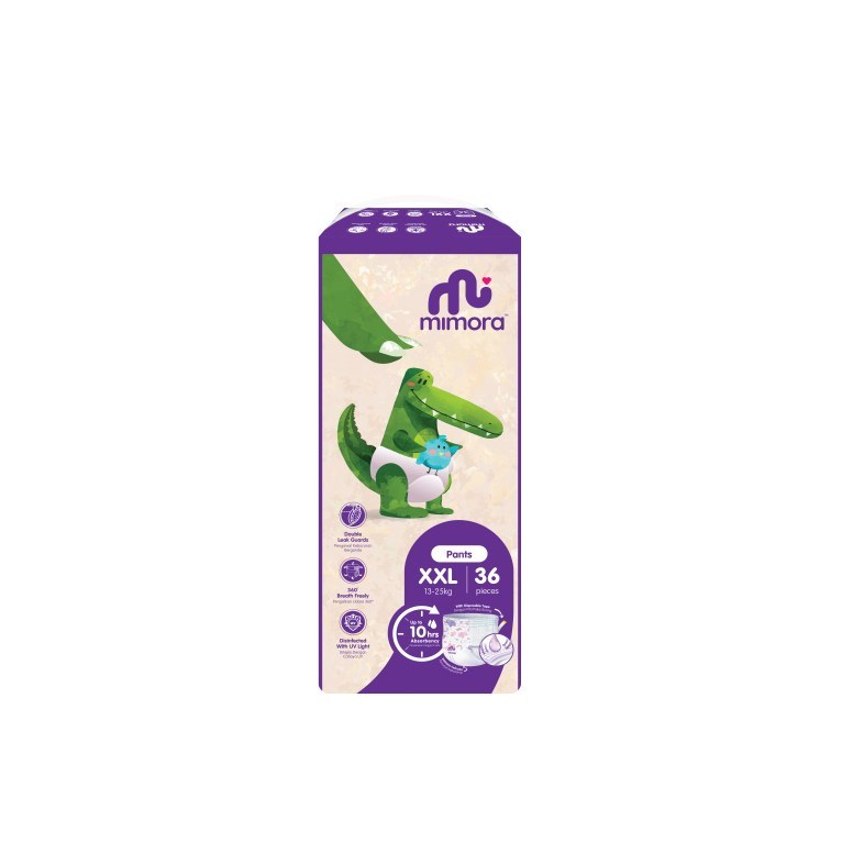 Mimora Chlorine Free Pants Diapers (M/L/XL/XXL)