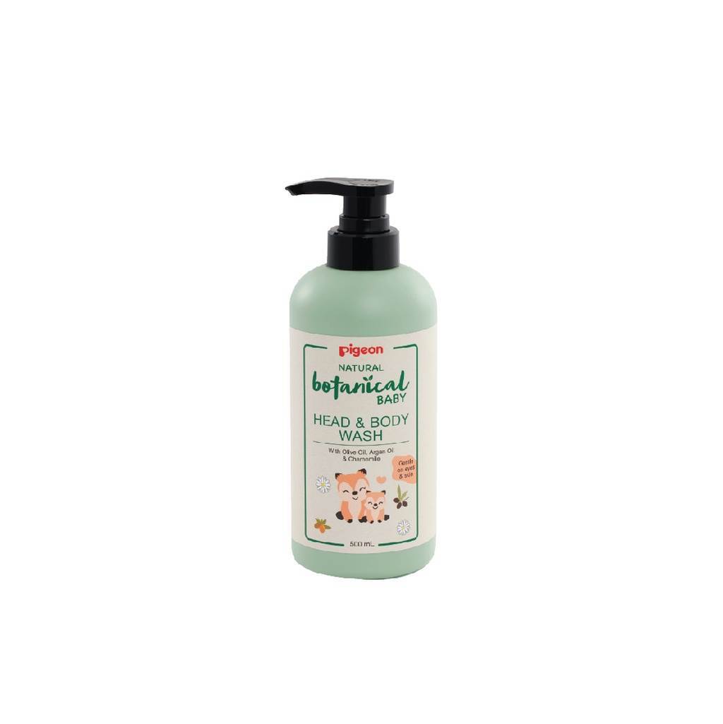 Pigeon Natural Botanical Head & Body Wash 500ml