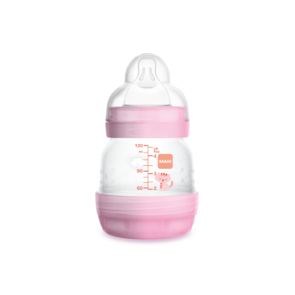 MAM Easy Start Colors of Nature Anti-Colic Bottle (130ml) - Blue Bear/Pink Tiger/Brown Sealion