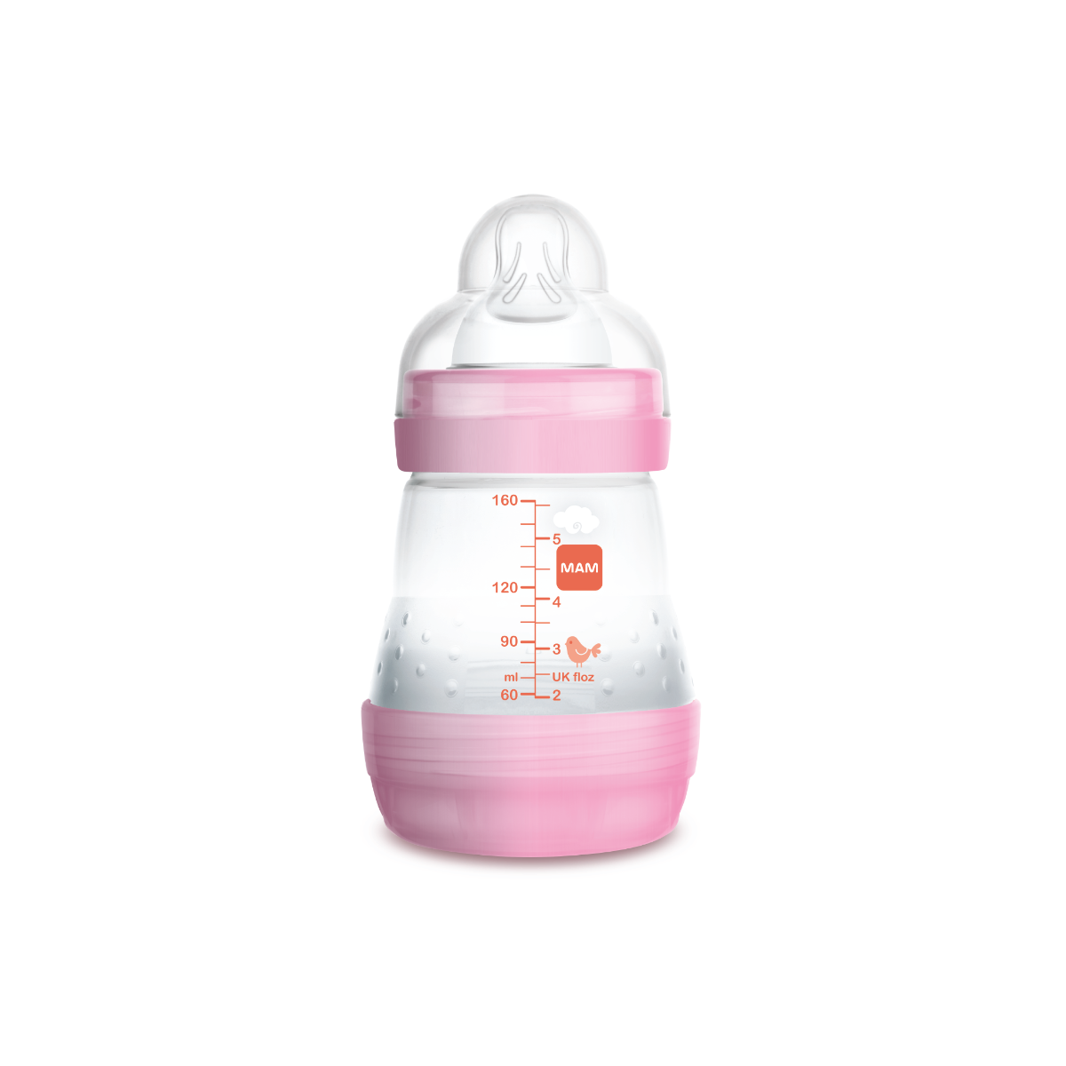 MAM Easy Start Anti Colic Colors of Nature Bottle (160ml) - Blue Bear/Pink Bird/Brown Sealion