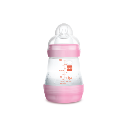 MAM Easy Start Anti Colic Colors of Nature Bottle (160ml) - Blue Bear/Pink Bird/Brown Sealion