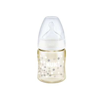 Nuk PCH 150ml/5oz PPSU Temperature Control Bottle / Silicone S1 M (0-6 Months) - Assorted Colors