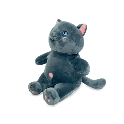 SN Toys Sitting Fat Soft Toys Doll - Grey (GS-3845/10Sitting Grey)