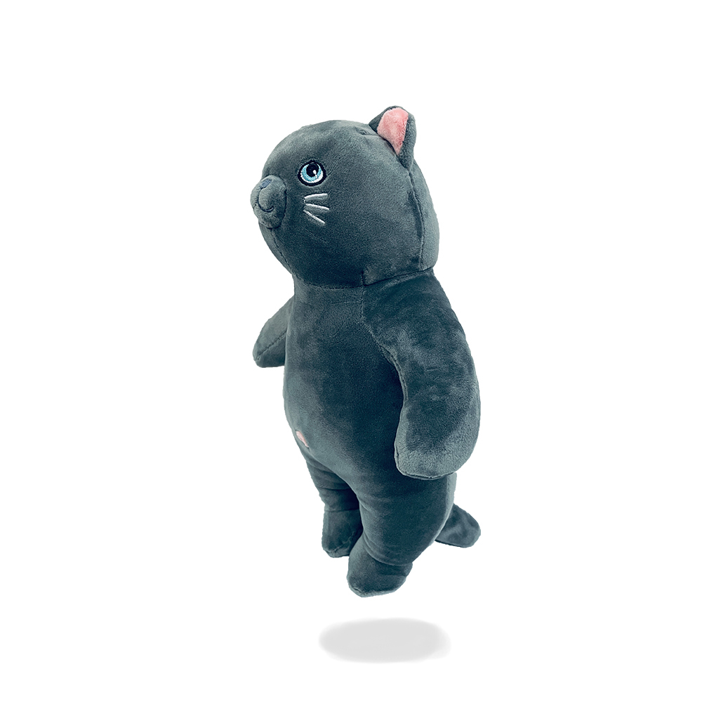 SN Toys Standing Fat Soft Toys Doll - Grey (GS-3845/10Standing Grey)