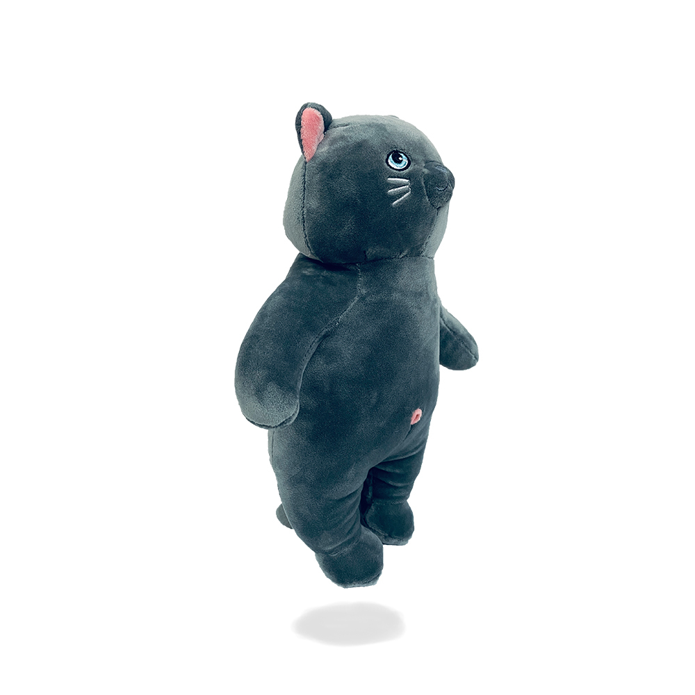 SN Toys Standing Fat Soft Toys Doll - Grey (GS-3845/10Standing Grey)