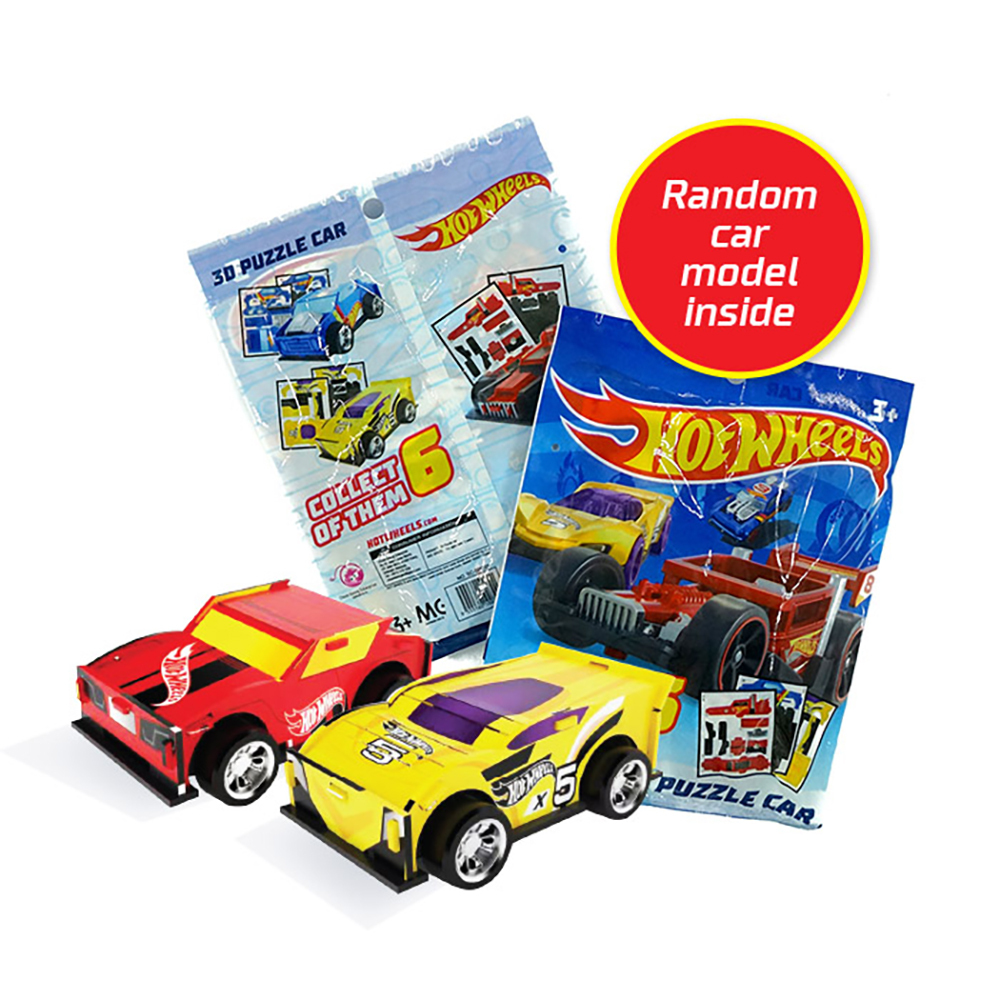 CK-Hot Wheels 3D Puzzle Car (1 pack) - Asstorted Color