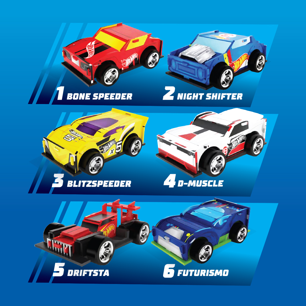 CK-Hot Wheels 3D Puzzle Car (1 pack) - Asstorted Color