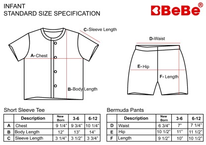 Bebe Front Opening Short Sleeve Tee With Bermuda Pants - White (CBN2233302)