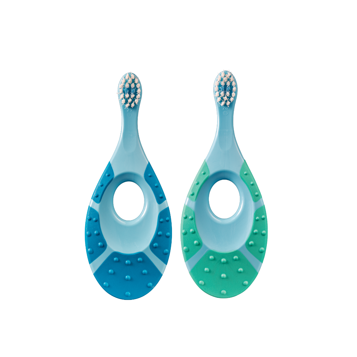 Jordan Kids Step 1 Supersoft Toothbrush (Age 0-2) [Twin Pack]  - Assorted Colour